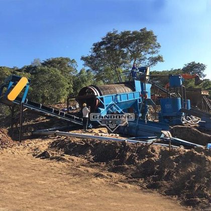 旋转滚筒振动筛