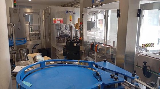 ガラス瓶充填・洗浄工場