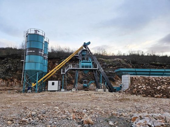 120 m3 コンパクトコンクリートバッチプラント