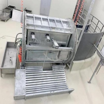 牛屠宰机 牛屠宰场加工线 清真屠宰场设备用杀牛箱