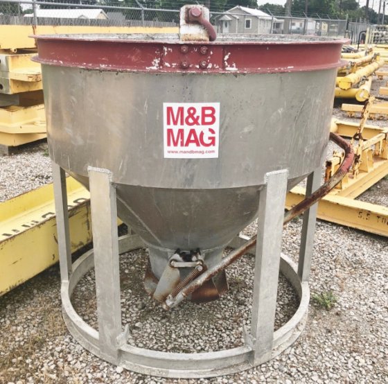 Aluminum 1.5 Yard Concrete Pouring Bucket in United States