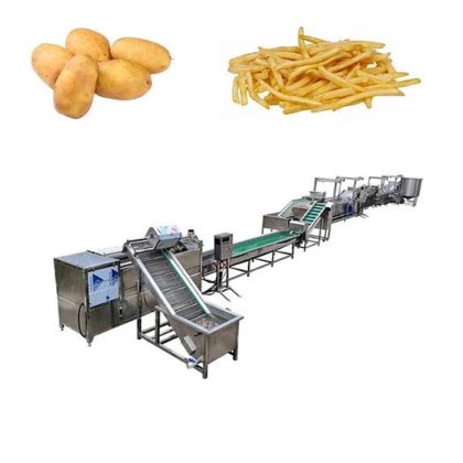 工业零食 大众食品 冷冻薯条生产线 薯片生产线