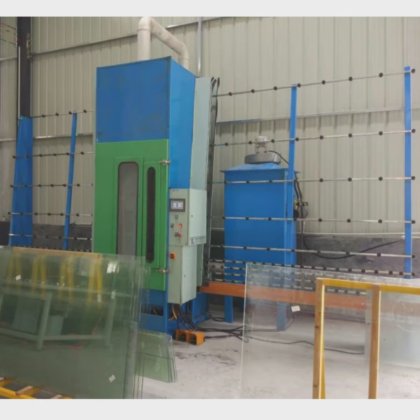 Vertical glass sandblasting machine manufacturing