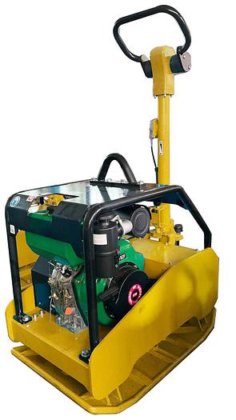 可逆式双向平板压路机，用于多功能土壤压实和高效表面整平