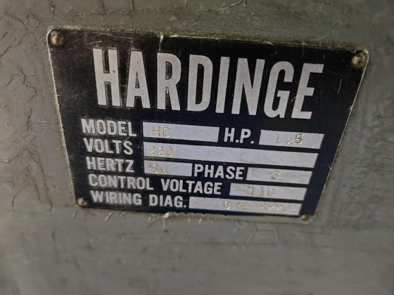 Hardinge Super Precision HC Chucker