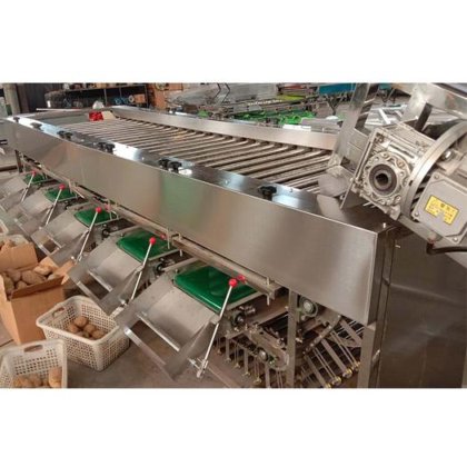 Automatic Fruit Vegetable Carrot Sweet Potato Roller Sorting Machine ...