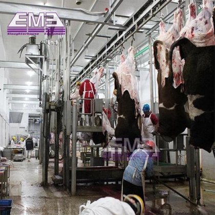 高性价比牛胴体自动输送系统 用于牲畜屠宰场机器的自动屠宰设备