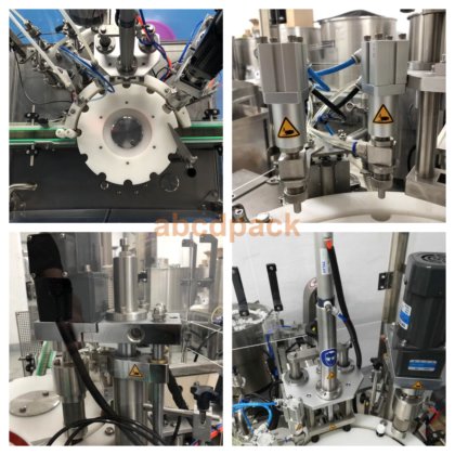 小盘单列一体灌装旋盖机 AXGZ-SX-1-40