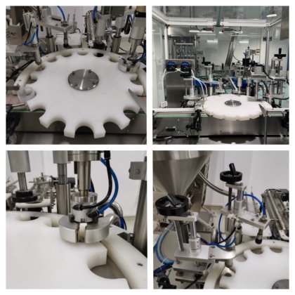 中盘单列一体灌装旋盖机 AXGZ-SX-1-60