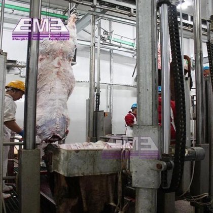 牛屠宰场设备 屠宰场机器 牛皮液压拉拔器 用于屠宰设备