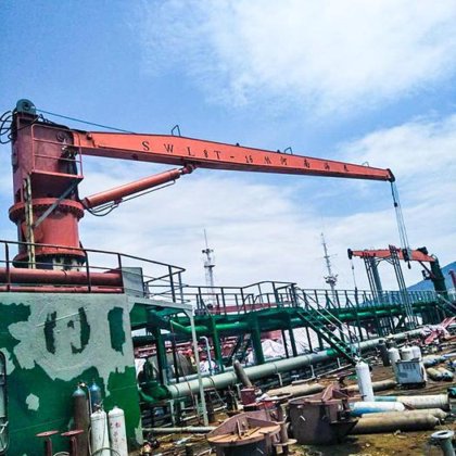 伸缩式起重机液压船用刚性臂船用吊臂钢丝绳刚性吊臂钢丝绳起重机