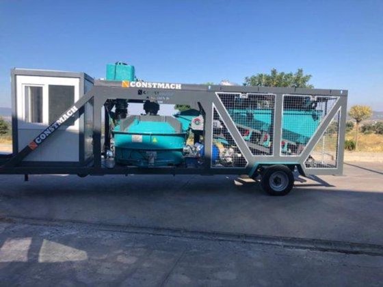 移動式コンクリートバッチングプラント