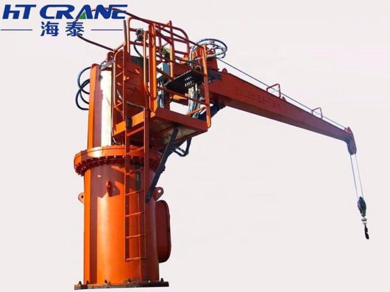 伸縮式船舶昇降クレーン 船舶荷降ろし 海上伸縮式ブームクレーン