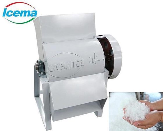 チューブ氷粉砕用ステンレス鋼304製氷機