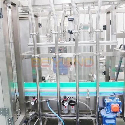 全自动大瓶水清洗灌装旋盖直线型机器