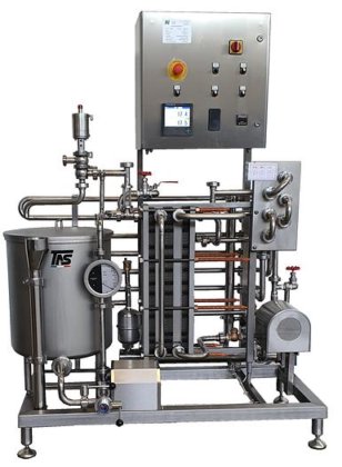 液体製品用 HTST プレート低温殺菌装置