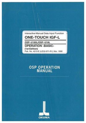 Manual for Used Okuma Interactive