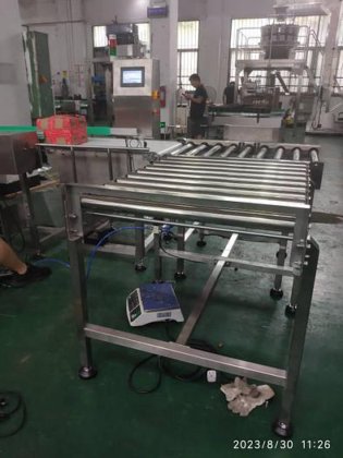 中国工厂装载带式输送机系统 不锈钢电动柔性辊筒输送机