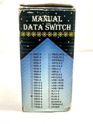 4-Way Manual DB25 Data Transfer