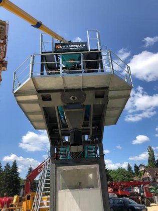 60 m3/h 移動式コンクリートプラント