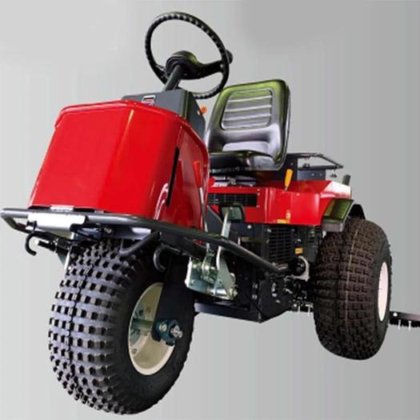 緑の砂のピットの熊手機械基礎運転のガソリン ゴルフ砂の心配装置