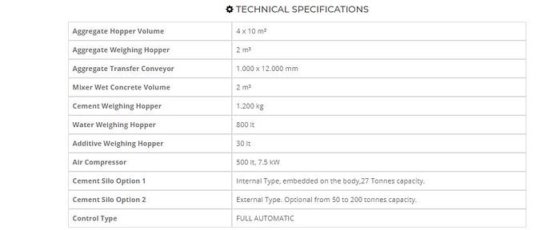 100 立方米/小时移动混凝土搅拌站,现货发货
