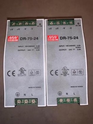 Mean Well DR-75-24 DIN rail power supply, 24 V/DC in Warsaw, Poland