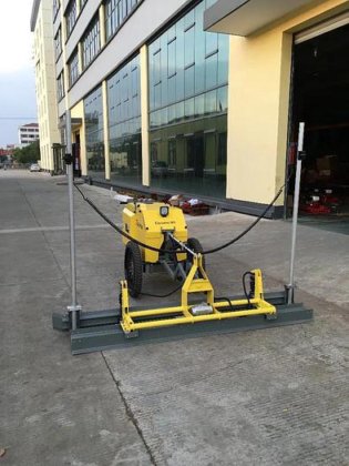 LS-325 液压驱动强力电动控制振动手动混凝土激光熨平板