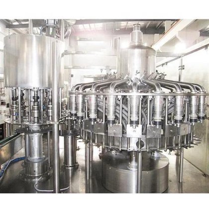 热销全自动三合一水果奶茶果汁清洗灌装旋盖包装机