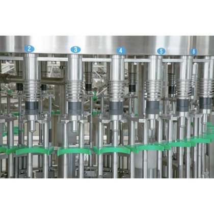 全自动三合一瓶装水冲洗灌装旋盖机