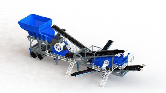 多目的モバイルジョー&インパクトクラッシャー | 一次、二次、三次段階