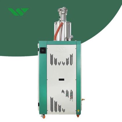 中国制造温水牌 3 合 1 双桶蜂窝流道式工业塑料热风干燥机料斗干燥机