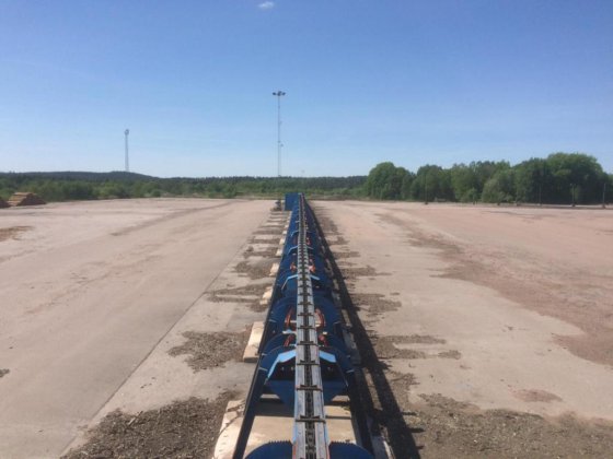 Log sorting line INTERLOG