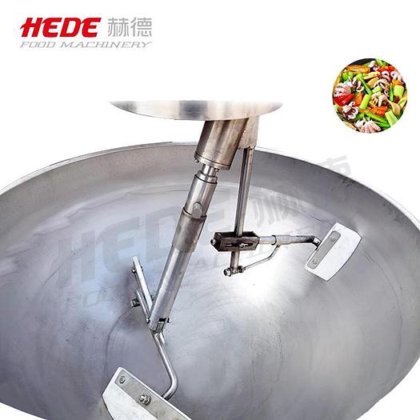 多功能大容量全自动工业燃气烹饪搅拌机烹饪锅带搅拌器制造商
