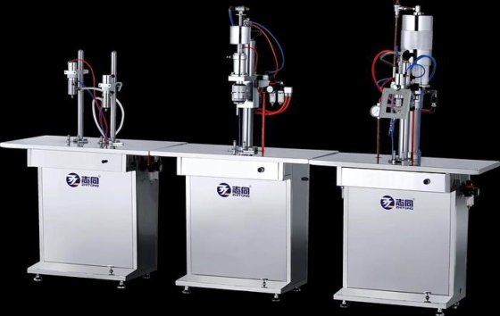 智通 3 合 1 半自动气雾剂充填压接机