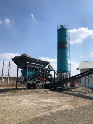 移動式コンクリートバッチングプラント
