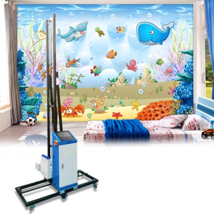 Vertical 3D Wall Pen Painting