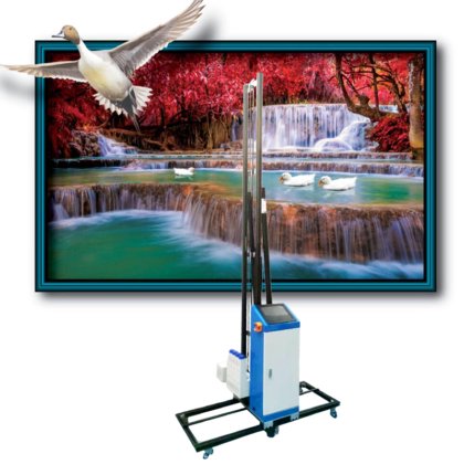 3D Vertical Mural Wall Inkjet