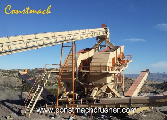 60~80tphの硬質石材用破砕プラント