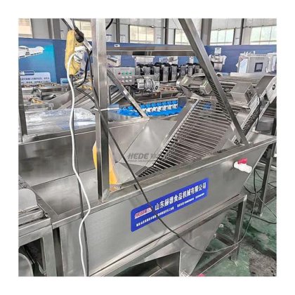 肯德基薯条全自动生产线工业薯片油炸小吃生产加工流水线