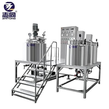 智通洗发水沐浴露混合沐浴露罐 搅拌器不锈钢夹套液体罐