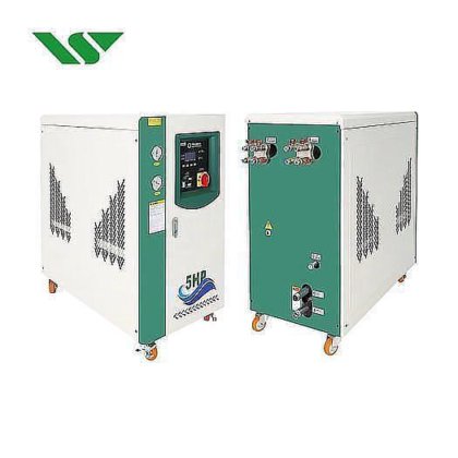 注塑生产线水冷式冷水机 5 马力 15 马力塑料工业水冷式冷水机价格