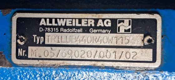 ALLWEILER AG（德国制造） TRILUB 440R40W115