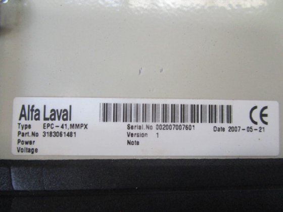 ALFA LAVAL EPC 41 MMPX