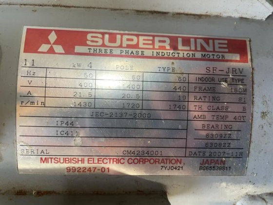 3~PHASE INDUCTION MOTOR (SUPERLINE) SF-JRV in Bhavnagar, Gujarat, India