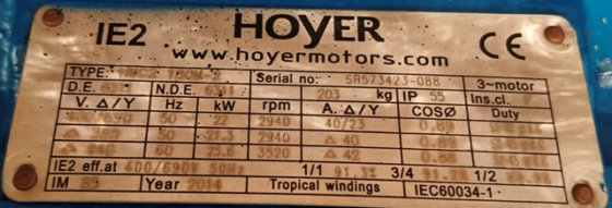 2015 IMO PUMP ACG 070K7