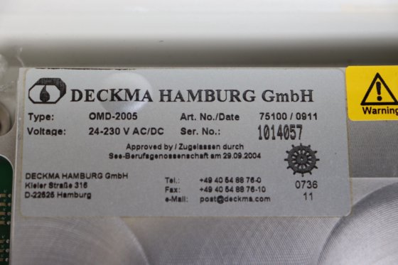 EQUIPAMENTO AUXILIAR OMD 2005