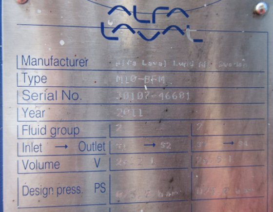 2011 M10-BFM 热交换器