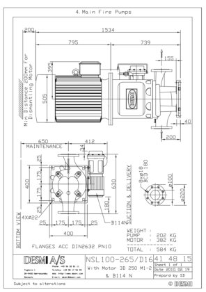 DESMI NSL100-265/D16