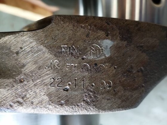 6N21L-DV補機クランクシャフト